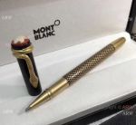 2017 AAA Montblanc Heritage Rouge et Noir Gold Clip Rollerball Pen